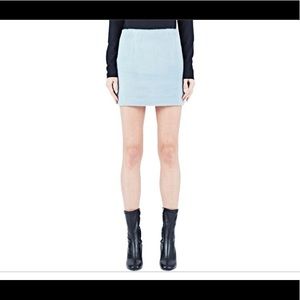 Acne Studios Kyte Hairy Skirt Blue Size 34